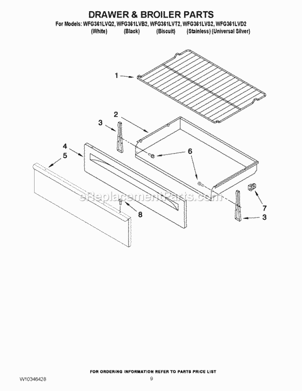 Whirlpool WFG361LVB2 30