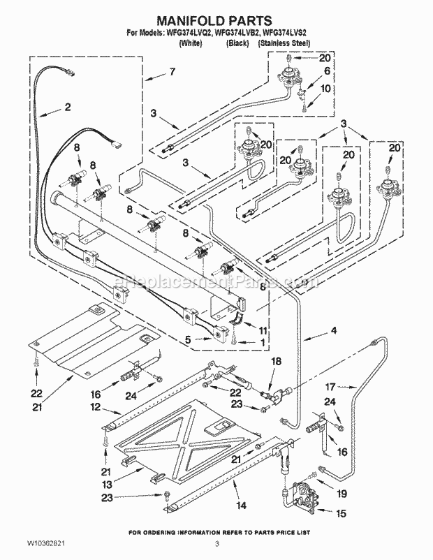 Whirlpool WFG374LVS2 30