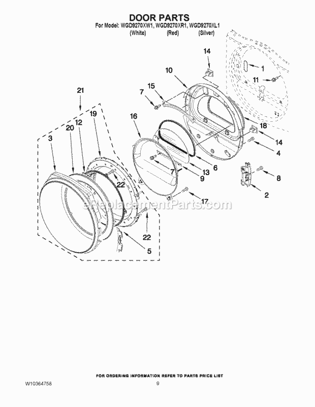 Whirlpool WGD9270XW1 27