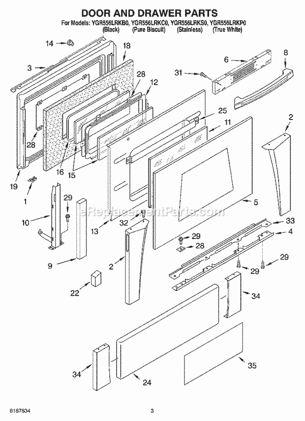 Whirlpool YGR556LRKC0 30