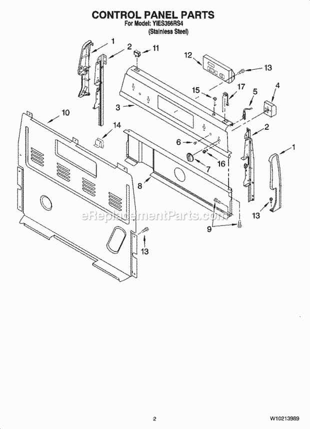 Whirlpool YIES366RS4 30