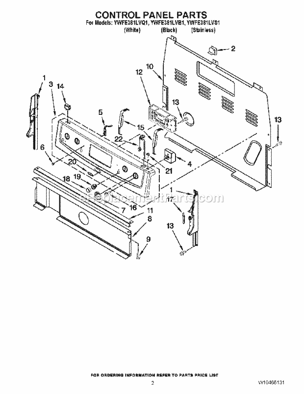 Whirlpool YWFE381LVQ1 30