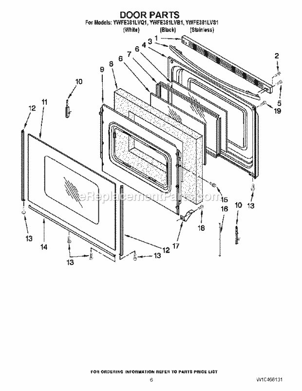 Whirlpool YWFE381LVQ1 30