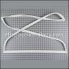 Whirlpool Refrigerator Door Gasket, Whit part number: 2188450A