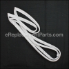 Whirlpool Door Gasket part number: WP4357142