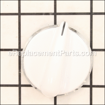 Control Knob White Asm - WE01X20378:Whirlpool